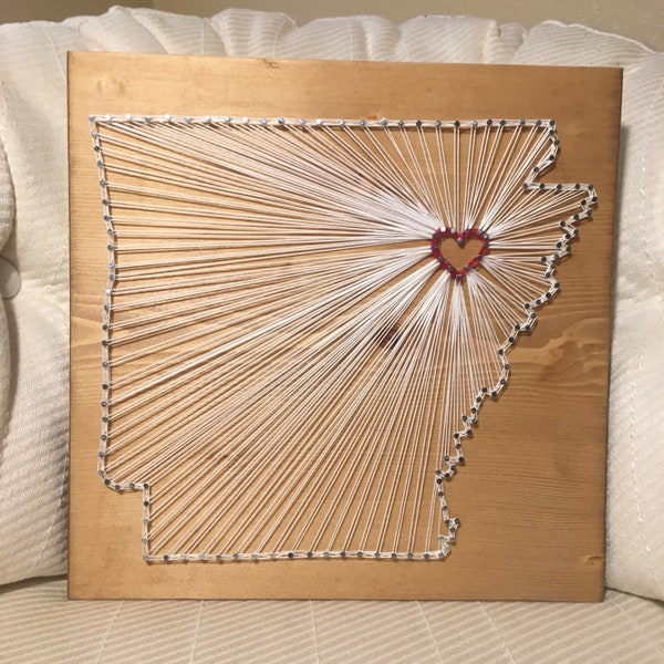 String Rock Art Etsy