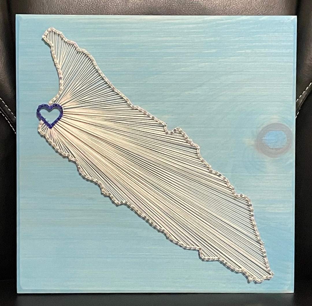 Aruba String Art Sign, Wood Sign, Wedding Gift, Home, Country Shape ...