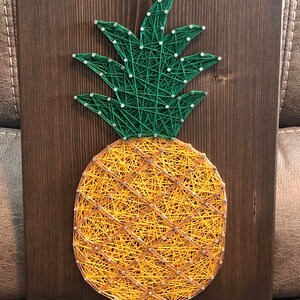 Made to Order Pineapple Welcome String Art, Hawaii, Wall Art, Home ...