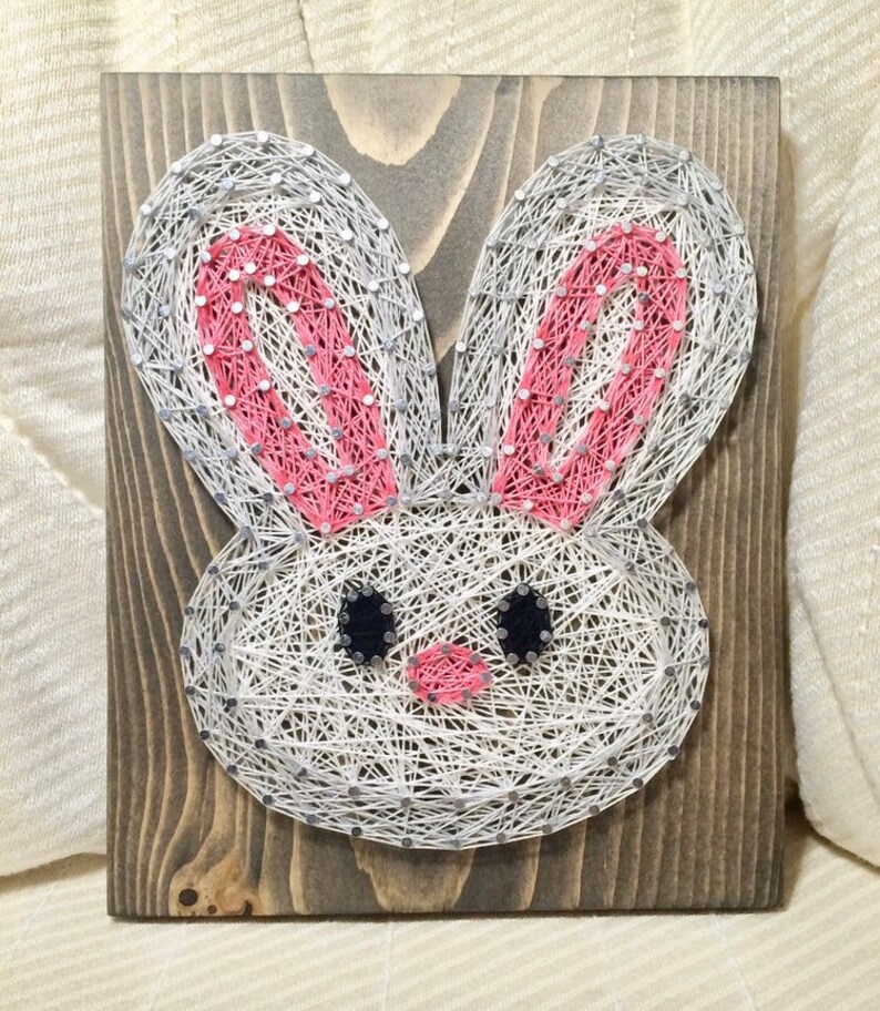 Made to Order Bunny Rabbit String Art Easter Bunny Animal Etsy