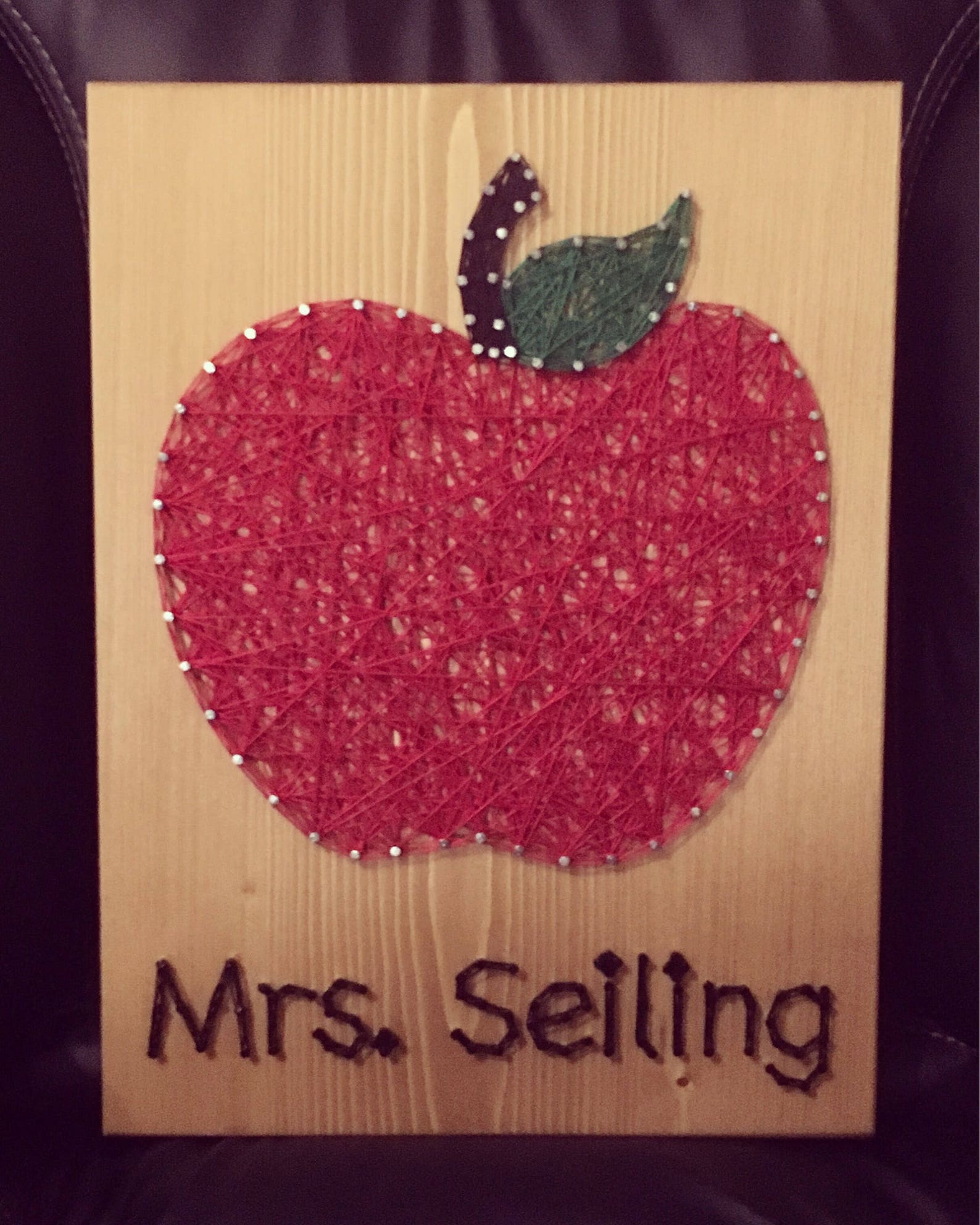 Apple Stringtemplate Apple String Art, Teacher Gift, Back to School, School Present, Fruits ...