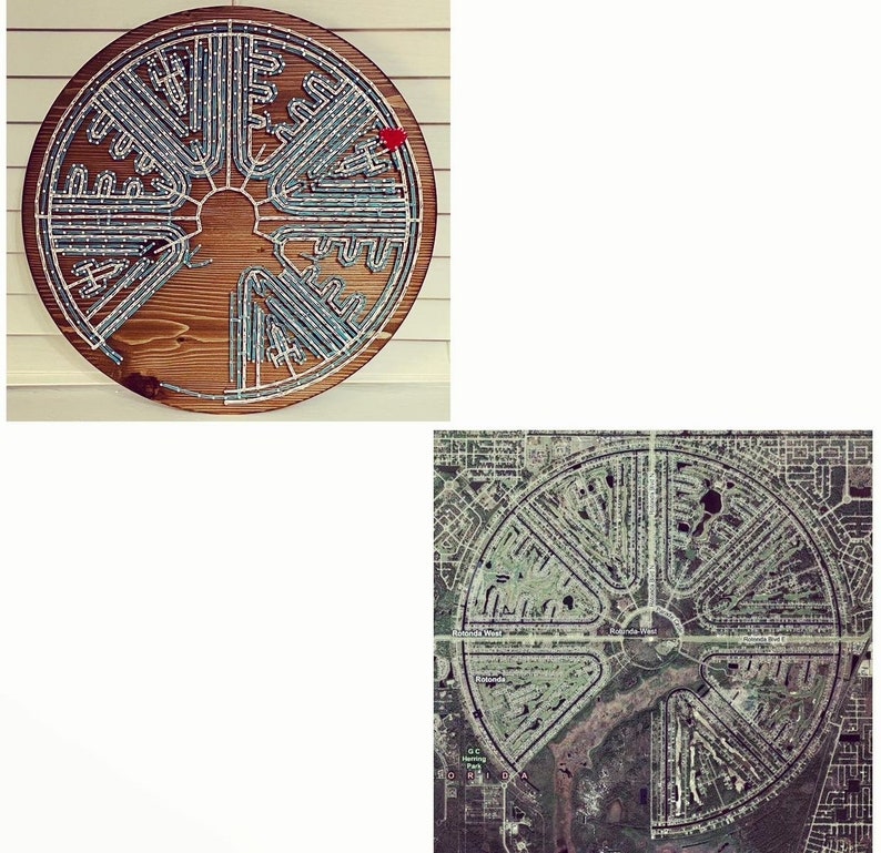 Made to Order Rotonda West Florida String Art Southwest Etsy