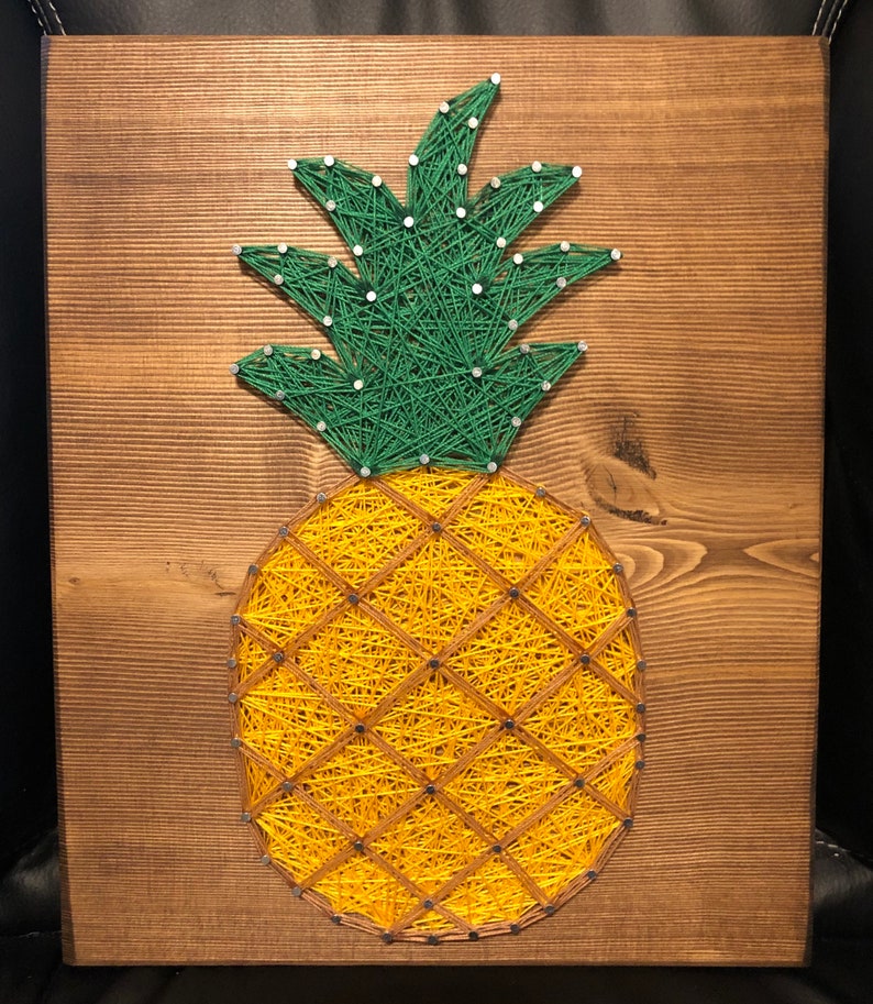Made to Order Pineapple Welcome String Art Hawaii Wall Art - Etsy
