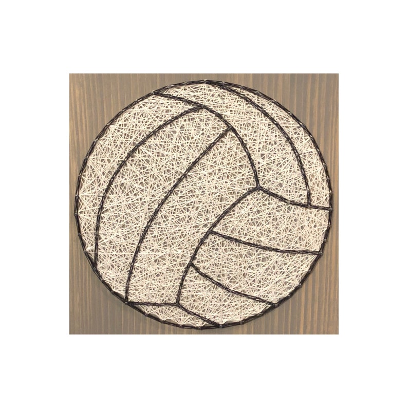 Coach Gift Made To Order Volleyball Player Kids Room Volleyball Sports String Art Gift for Her Christmas Gift Teacher Gift