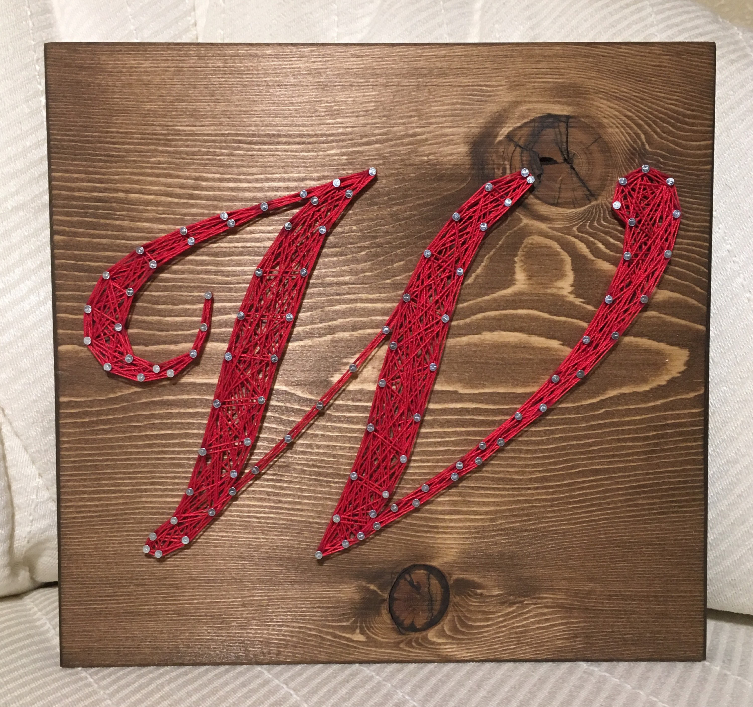 String Lettering Letter/initial String Art, Name Wall Decor, Nursery Art, Baby Name ...