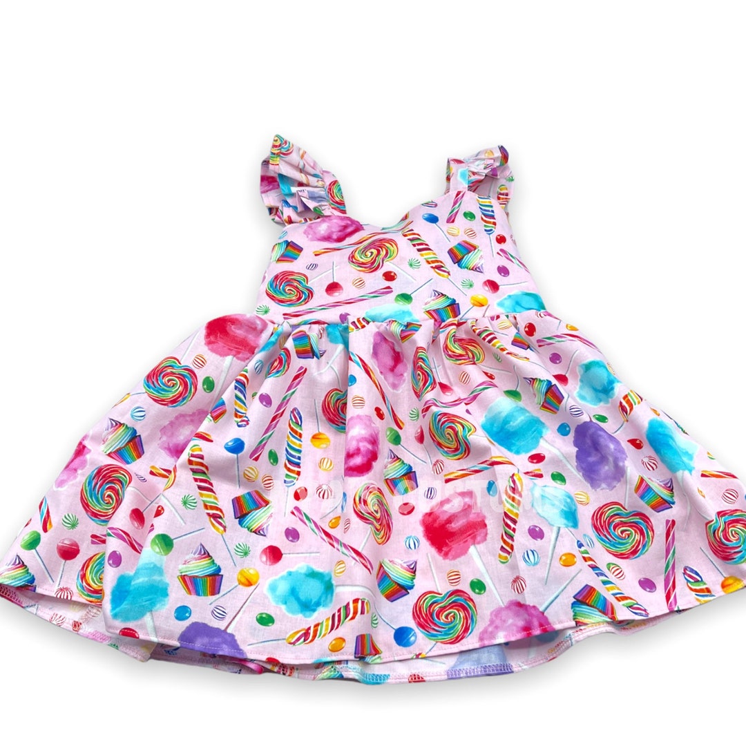Two Sweet Birthday Dress Candy Land Birthday Dress Girl Etsy