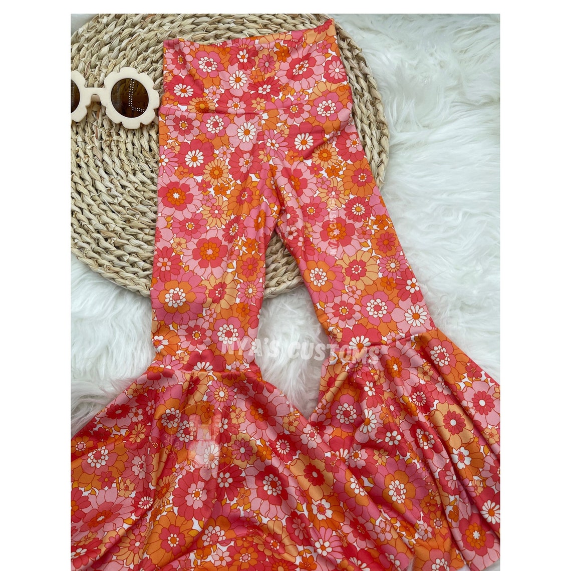 Groovy Bell Bottoms Groovy Pants Two Groovy Flare Pants Etsy