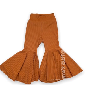 rustic bell bottoms for toddler, baby bell bottoms, boho bell bottoms, baby girl bell bottoms, baby girl headband, toddler bow