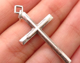 Vintage Marcasite Cross Pendant 925 Sterling PD 406