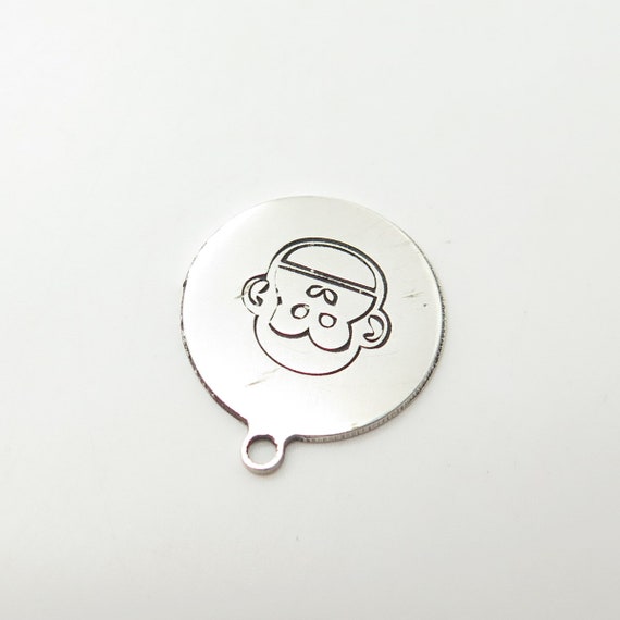 925 Sterling Silver USA Two In Town Monkey Charm … - image 6