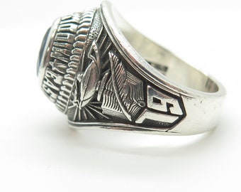 BALE Sterling Silver Vintage 1979 Lab-sapphire East Hanover
