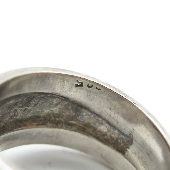 925 Sterling Silver Vintage Ethnic / Boho Ring Si… - image 7