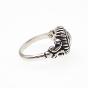 Brighton 925 Sterling Silver Vintage Modernist Oxidized Ring Size 4.75 image 6