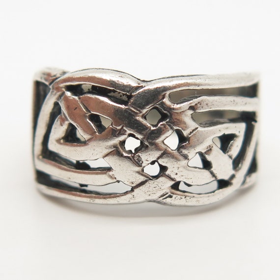 925 Sterling Silver Vintage Celtic / Viking Knot … - image 2