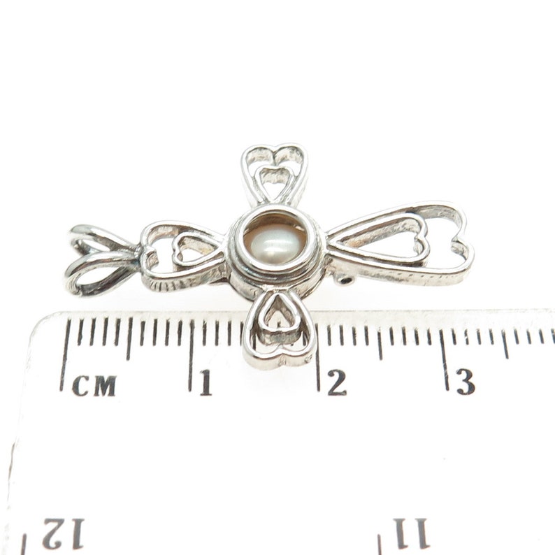 KABANA 925 Sterling Vintage Real Pearl Interchangeable Cage Heart Cross kabana-925-sterling-vintage-real-pearl-interchangeable-cage-heart-cross