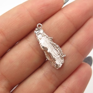 925 Sterling Silver Vintage Birmingham Payton Pepper and Sons Ltd Rock of Gibraltar Charm Pendant