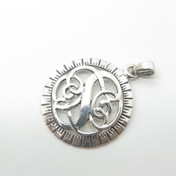 925 Sterling Silver Vintage Celtic Pendant - image 5