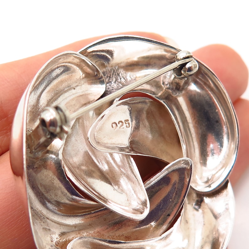 925 Sterling Silver Knot Design Pin Brooch