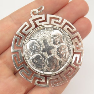 925 Sterling Vintage International Committee of the Red Cross Pendant image 1