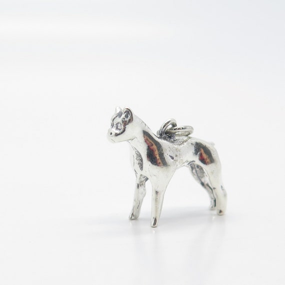 925 Sterling Silver Vintage Danecraft Dog Charm P… - image 4