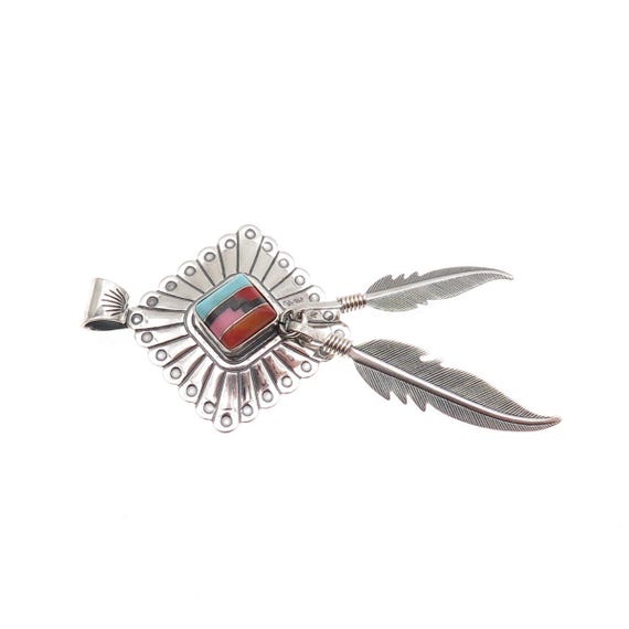 Quoc Turquoise Old Pawn 925 Sterling Silver Vinta… - image 6