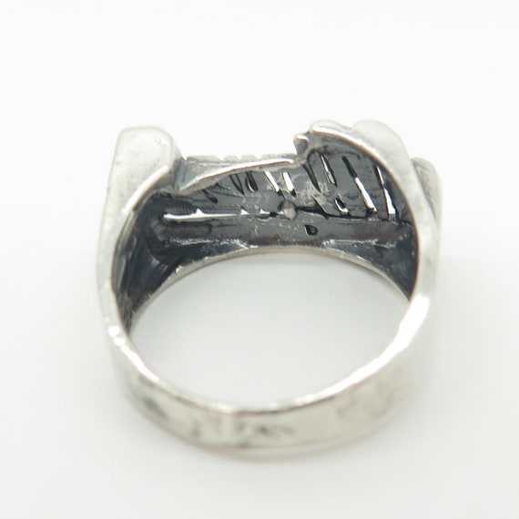 925 Sterling Silver Vintage "Miguel" Name Ring Si… - image 5