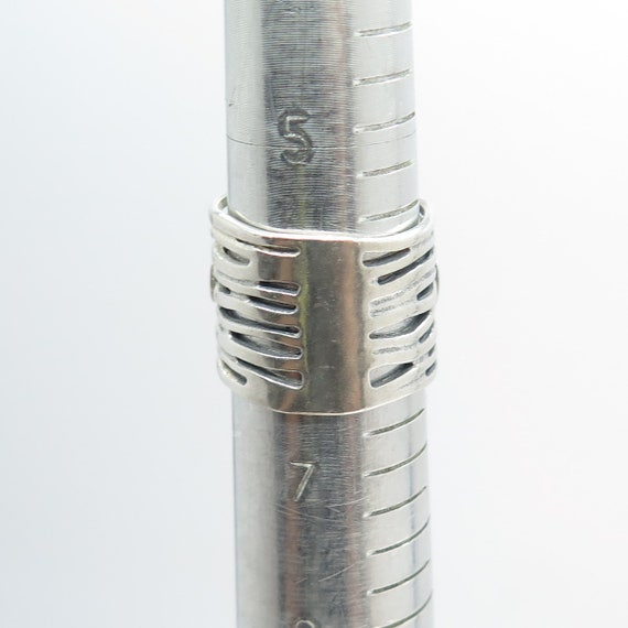 925 Sterling Silver Vintage Real Opalite Spiral R… - image 8