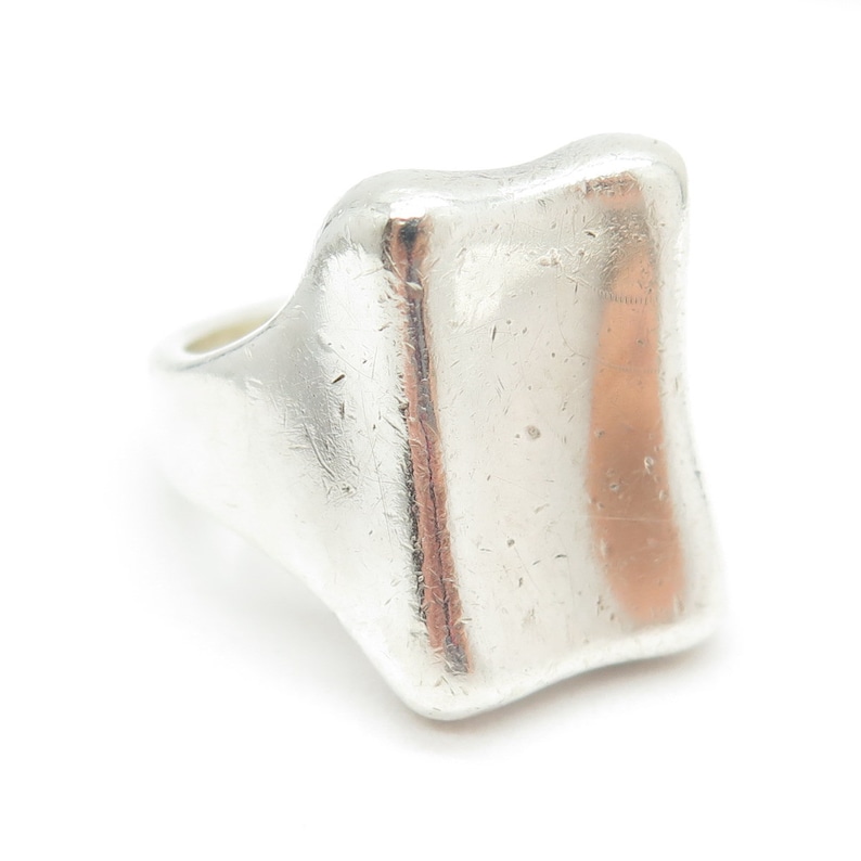 ROBERT LEE MORRIS 925 Sterling Silver Vintage Modernist Ring Size 10 Etsy