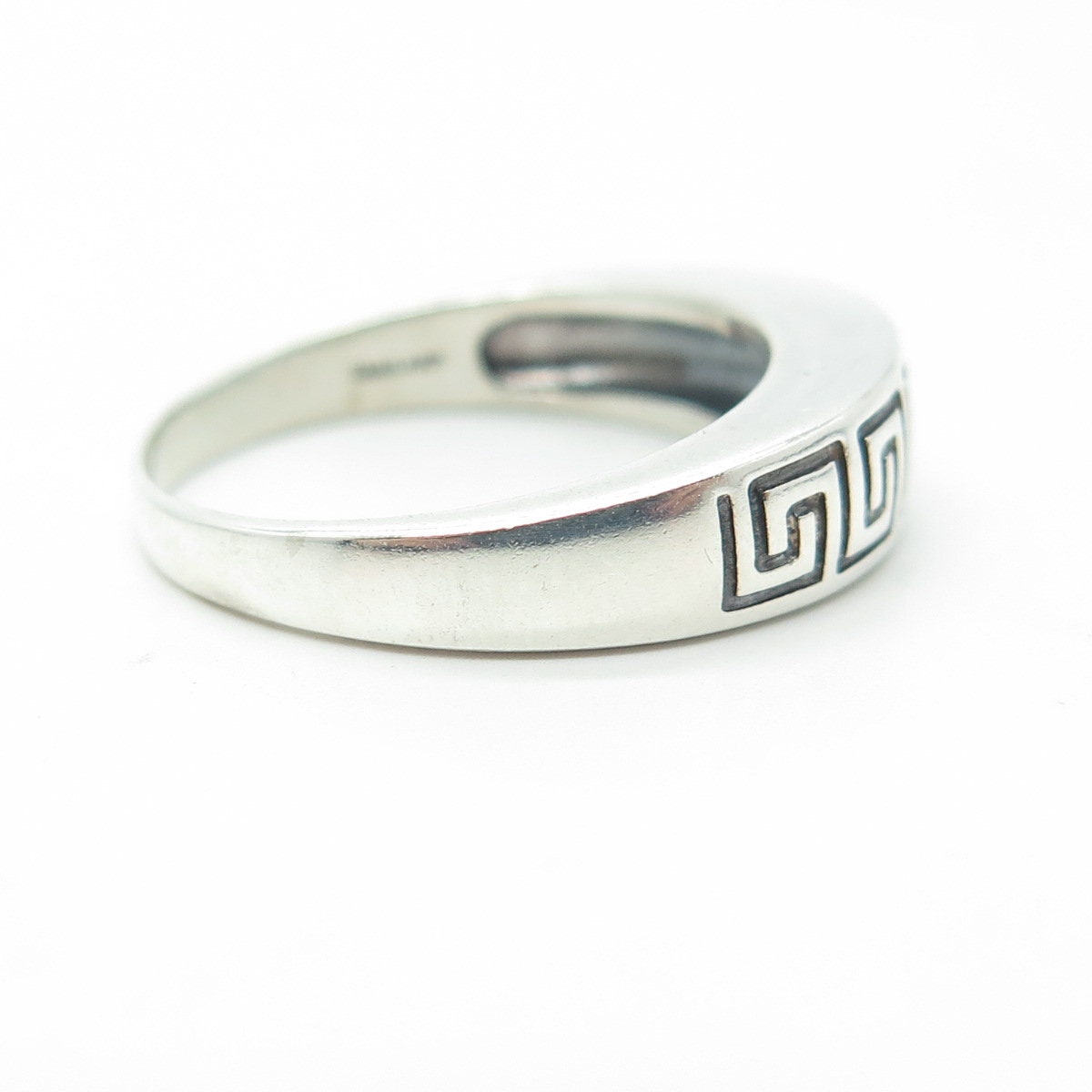 925 Sterling Silver Vintage Greek Maze Ring Size 8.25 - Etsy
