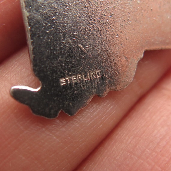 925 Sterling Silver Vintage Enamel "New York" Sta… - image 6