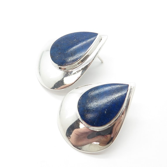 925 Sterling Silver Vintage BOMA Real Lapis Lazul… - image 5