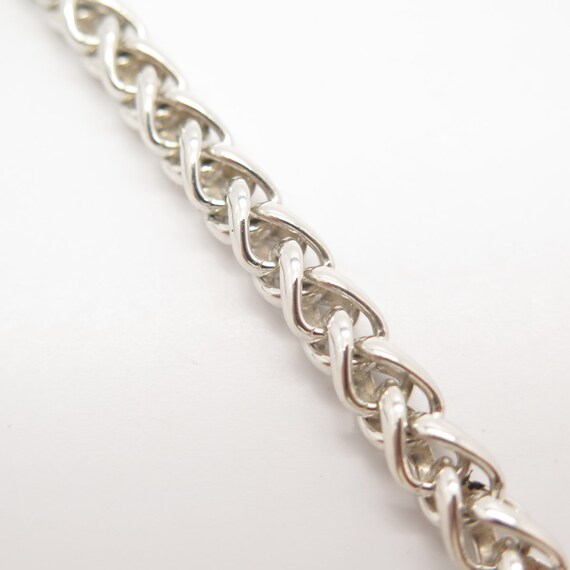 925 Sterling Silver Vintage ESPO Fancy Link Brace… - image 2