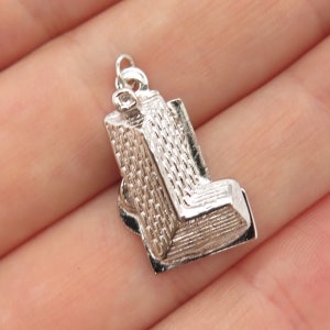 925 Sterling Silver Vintage T. C. Country House Pendant