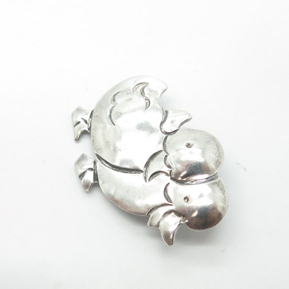 JAN LESLIE 925 Sterling Silver Vintage Ducky Hand… - image 5