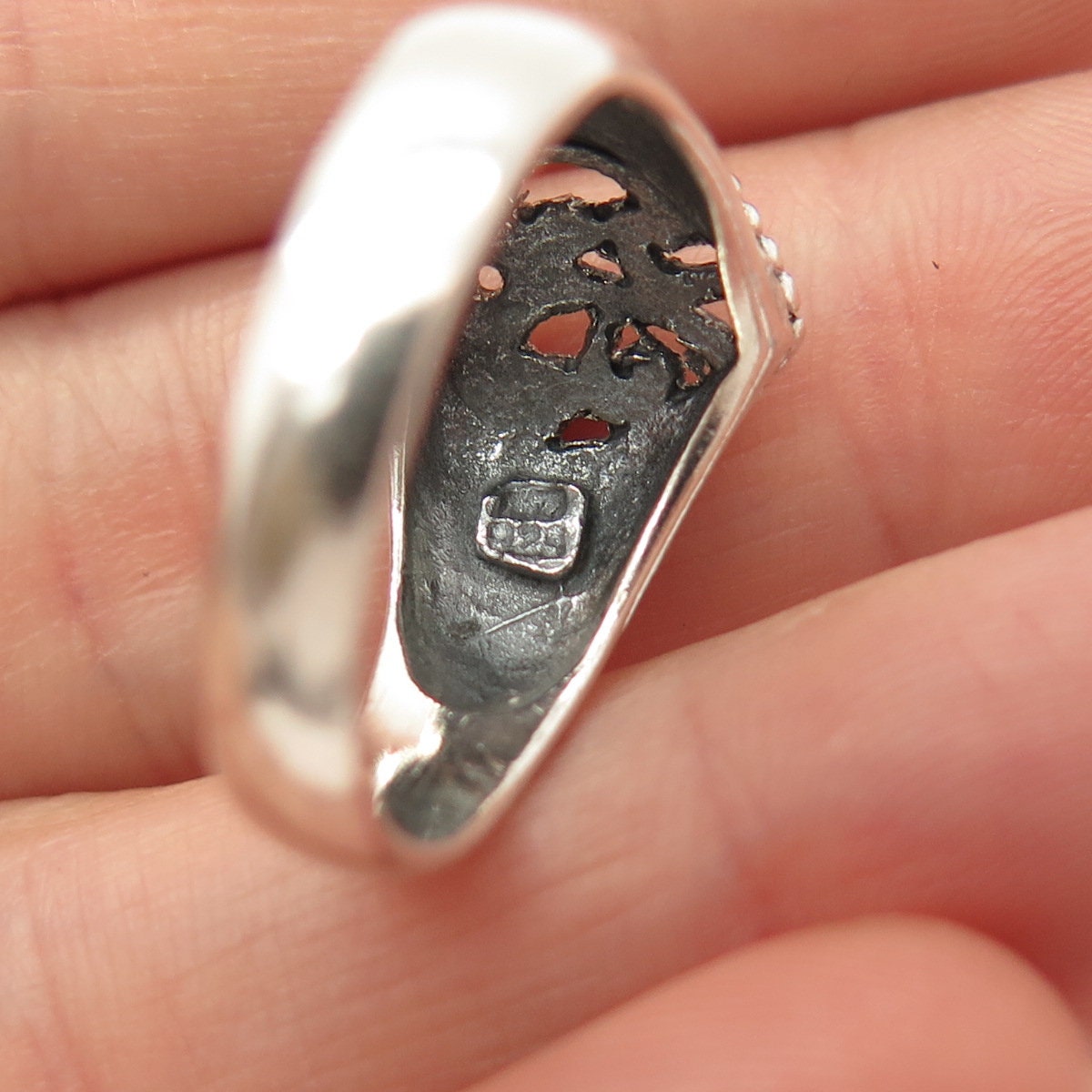 指輪・リング Heart Symbol Ring (Antique Silver, Matte) [SIZE.1] Heart Symbol Ring (Antique Silver， Gloss) [SIZE.1]