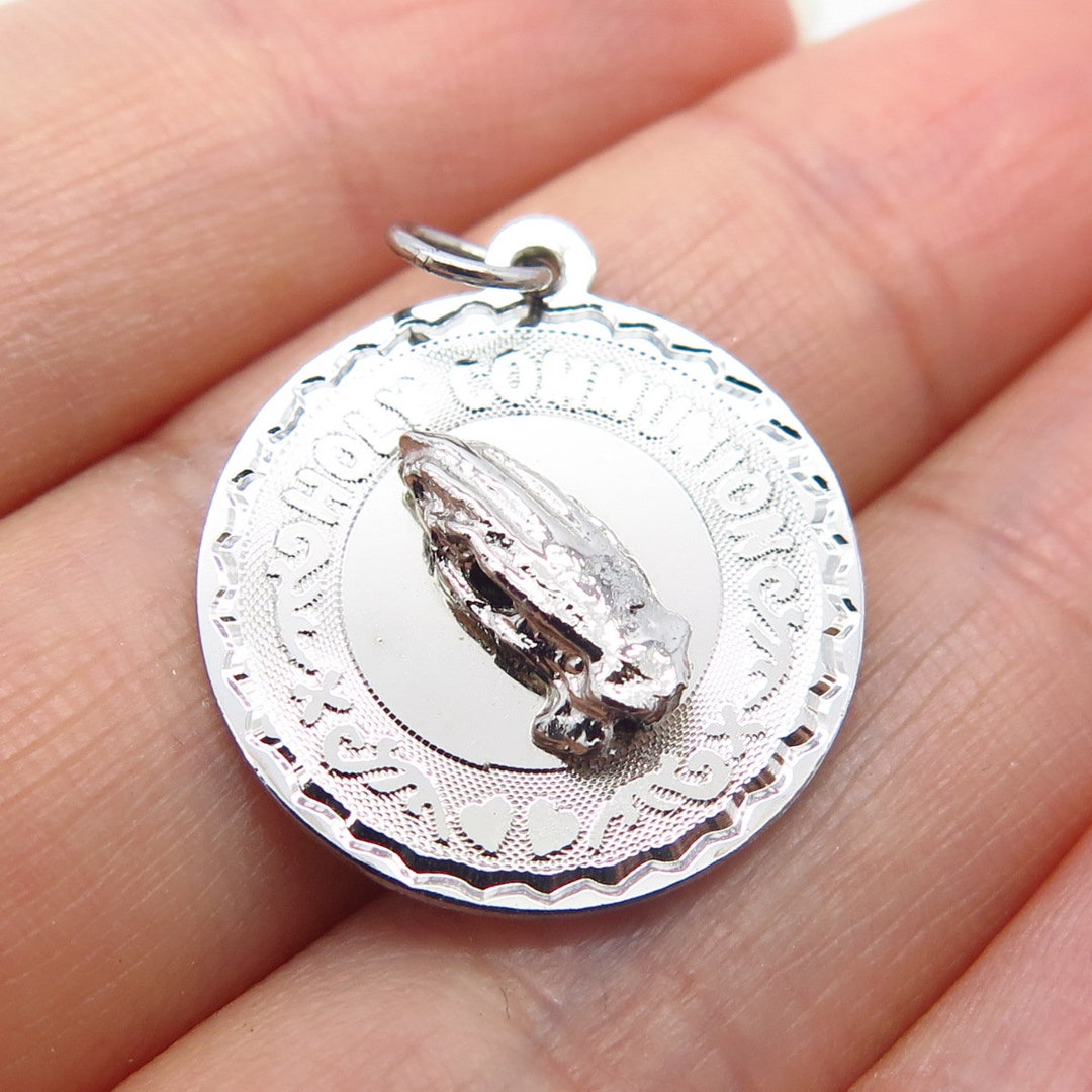 Silver 925 Pray Hand ＆Old school Chain Silver 925 Pray Hand ＆Old school Chain