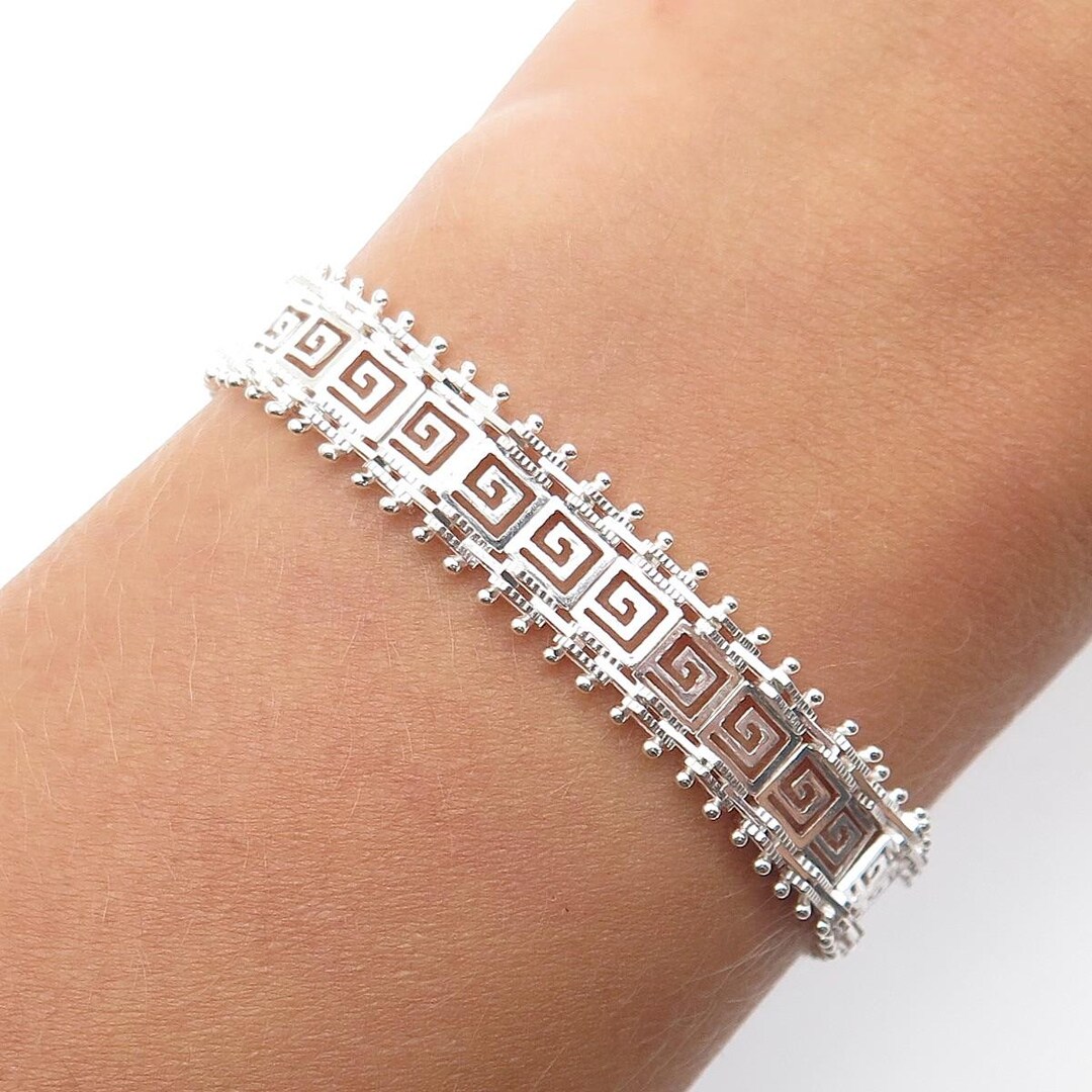 MM6 Silver Chain Bracelet (antique) 【公式通販】