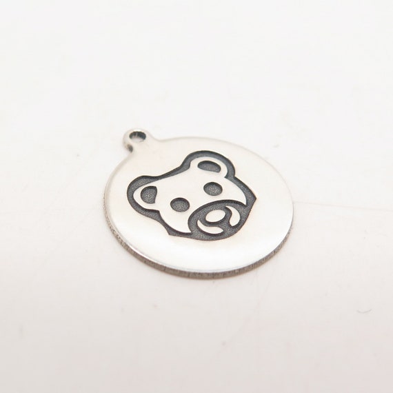 925 Sterling Silver USA Two In Town Bear Charm Pe… - image 4