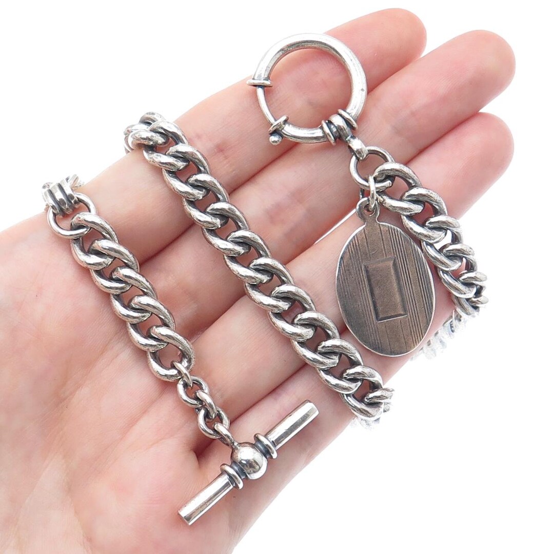 Ralph Lauren ブローチ　sterling silver 925 RALPH LAUREN 925 Sterling Silver Vintage Pocket Watch Fob Chain 16