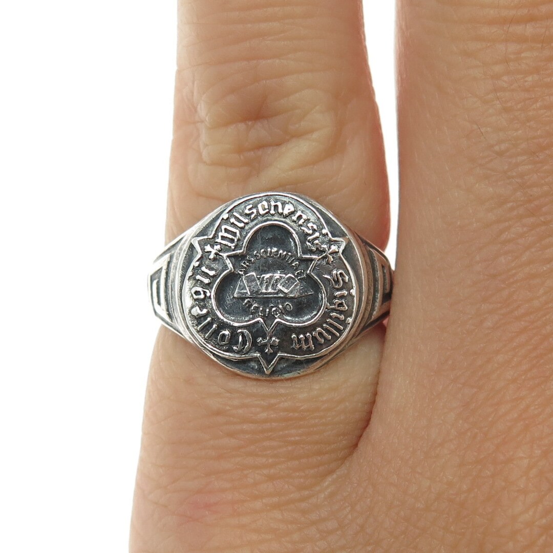 G. WM REISNER Sterling Silver Vintage Catholic Religious School