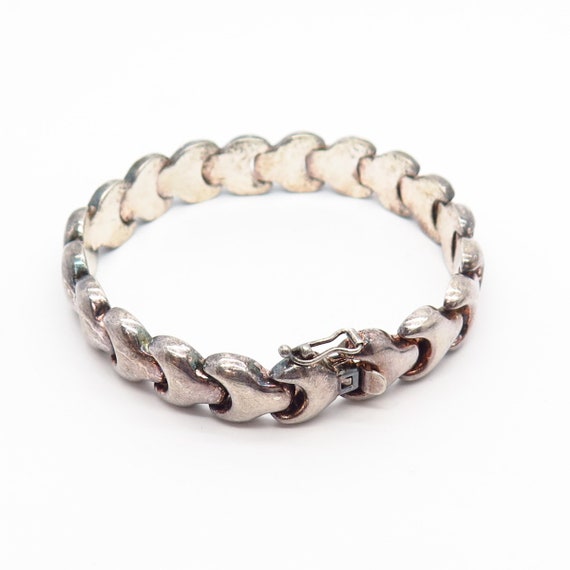925 Sterling Silver Italy Arrowhead Link Bracelet… - image 3