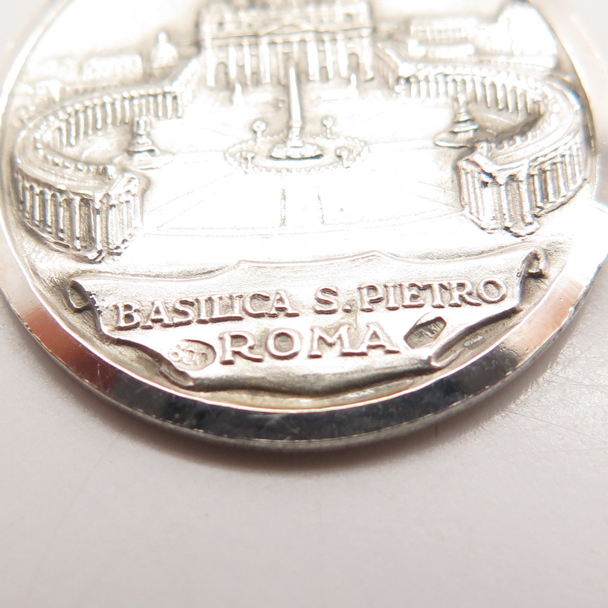 銀製メダル Banco di Santo Spirito 163 ROMA il_fullxfull.4596745552_hbtm.jpg