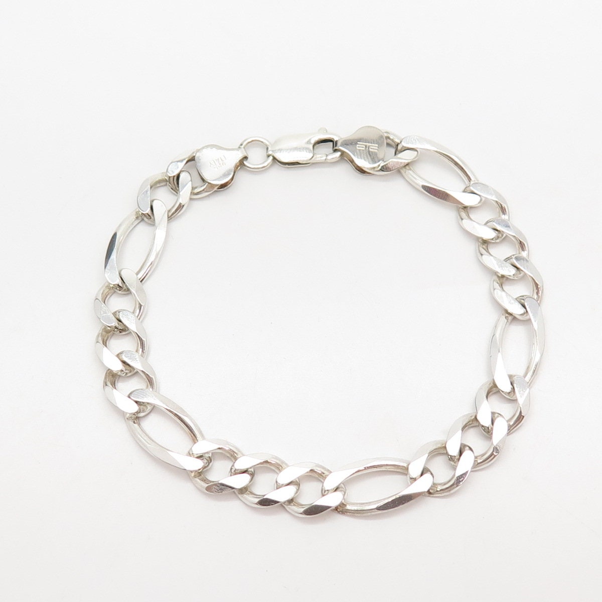 アクセサリー Vintage Italian Silver Bracelet 925 Sterling Silver Vintage Italy SU Cable Link Bracelet