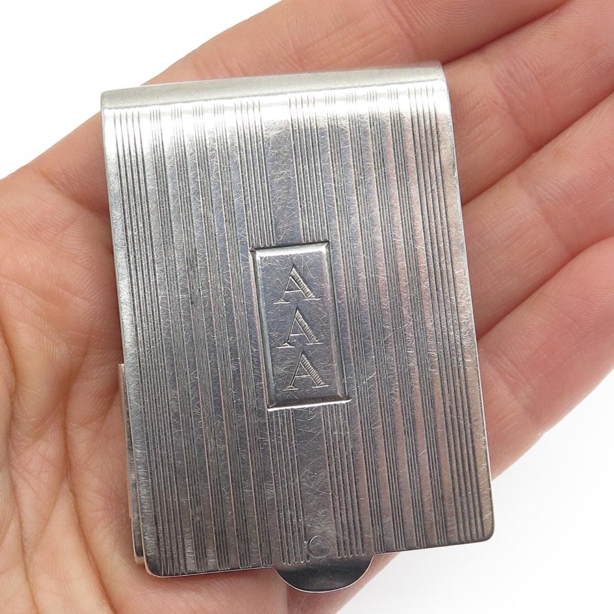 Sterling Silver Matchbook Holder - Etsy