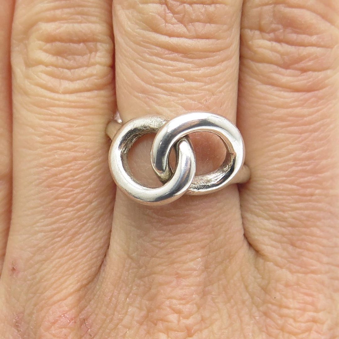 MMA Metropolitan Museum of Art 925 Sterling Vintage Interlocked