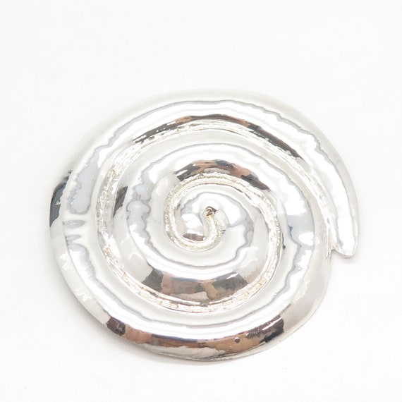 925 Sterling Silver Vintage Amrita Swirl / Spiral… - image 4