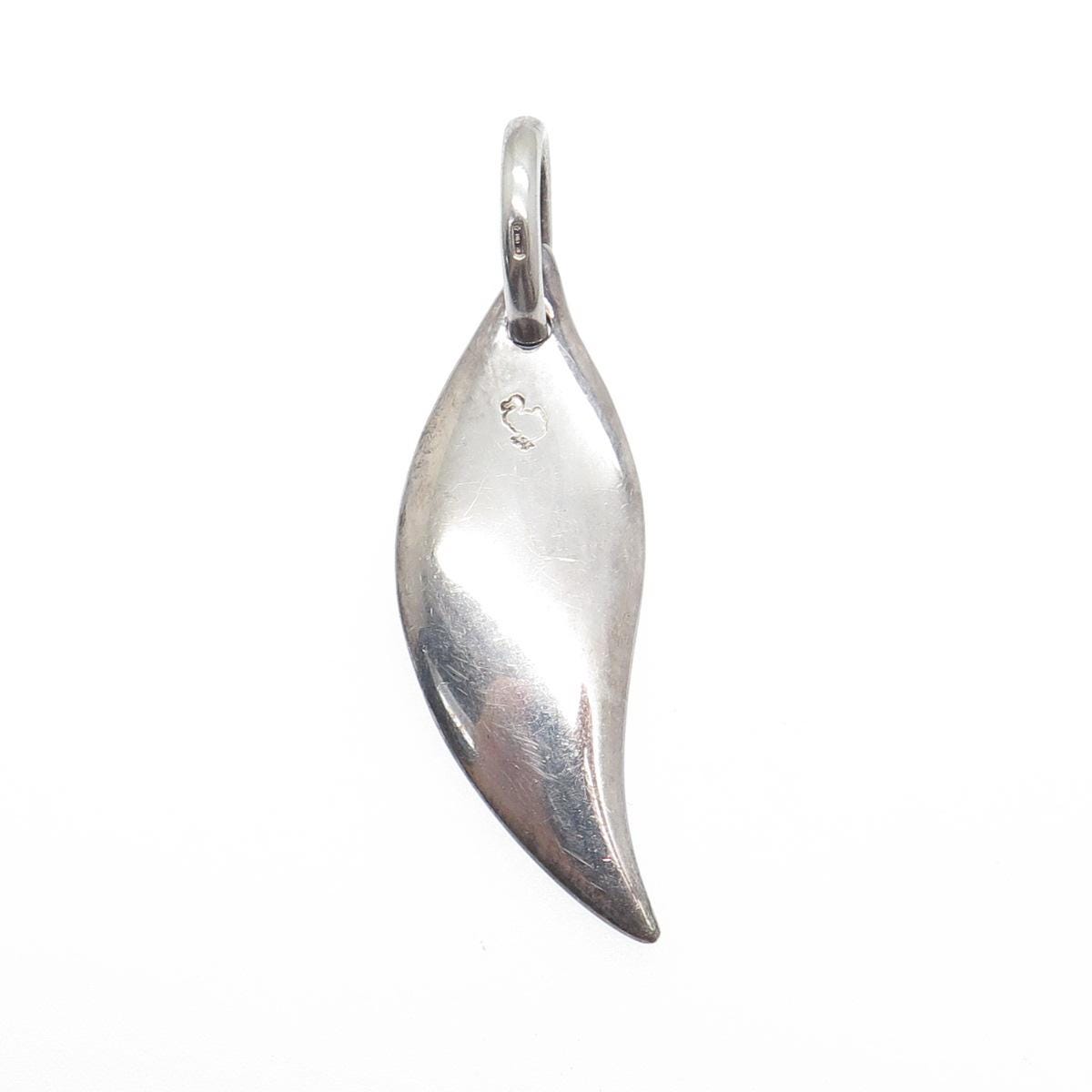 POMELLATO DODO 925 Sterling Silver Vintage Italy Modernist Petal 