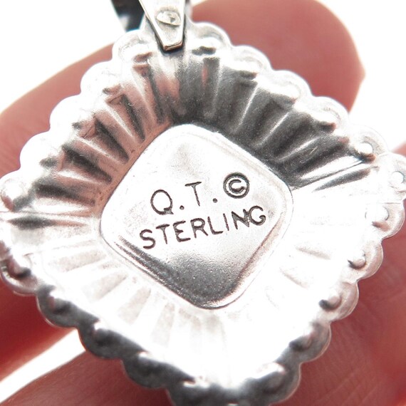 Quoc Turquoise Old Pawn 925 Sterling Silver Vinta… - image 7