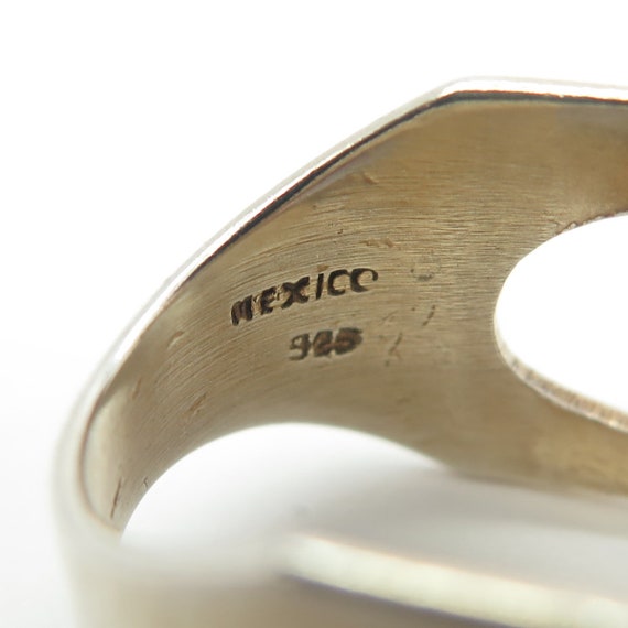 925 Sterling Silver Gold Plated Vintage Mexico Re… - image 7