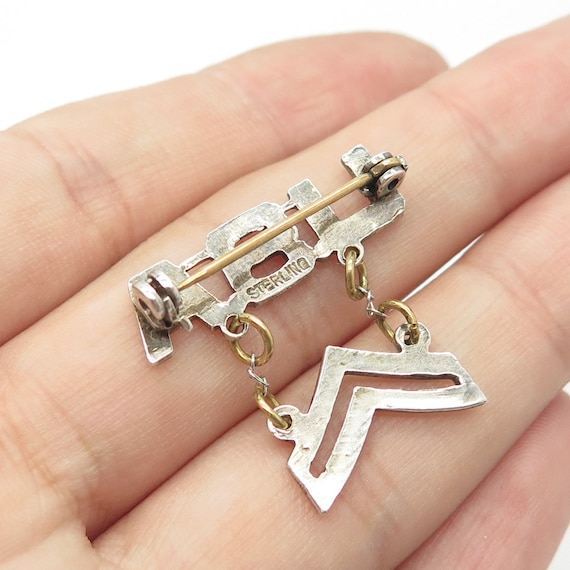 925 Sterling Silver Antique WWII US Army Corporal Swe… - Gem
